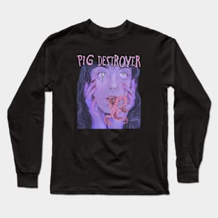 Retro  PIG DESTROYER Long Sleeve T-Shirt